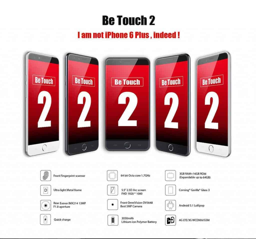 Ulefone Be Touch 2 - De belles capacités techniques