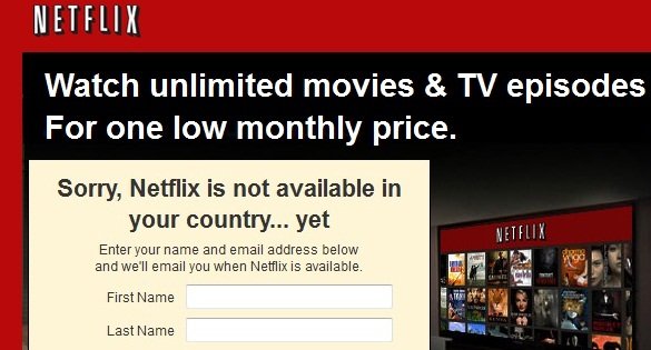 Netflix n'est pas accessible dans votre pays? Ce n'est plus un problème avec le VPN
