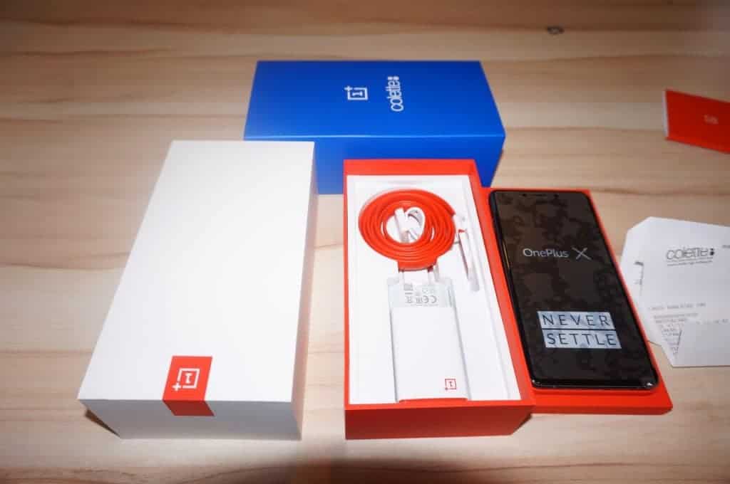 OnePlus X - Le packaging de chez Colette