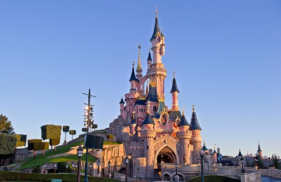 Disneyland et son château emblématique 