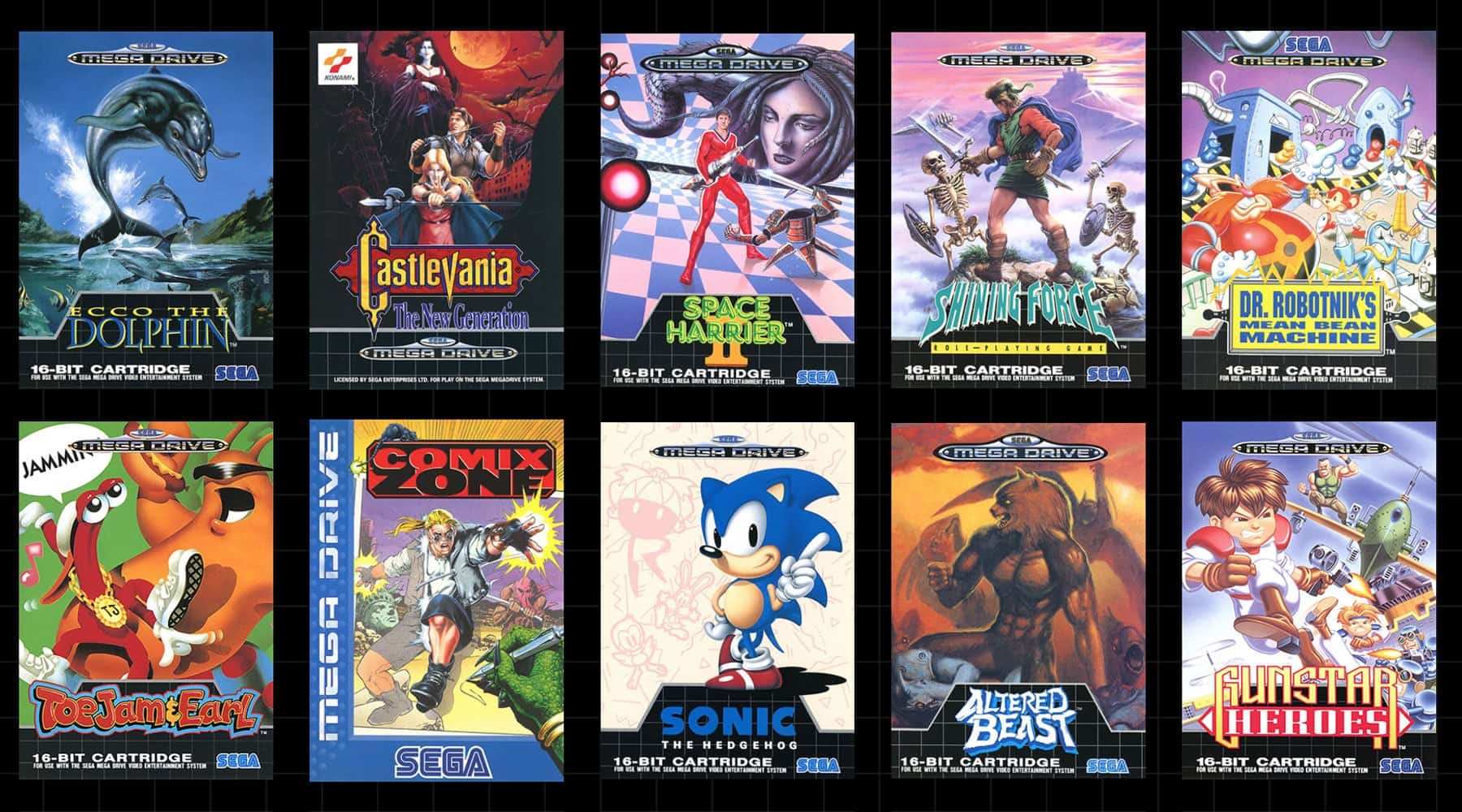 Sega Megadrive Mini : des jeux inoubliables