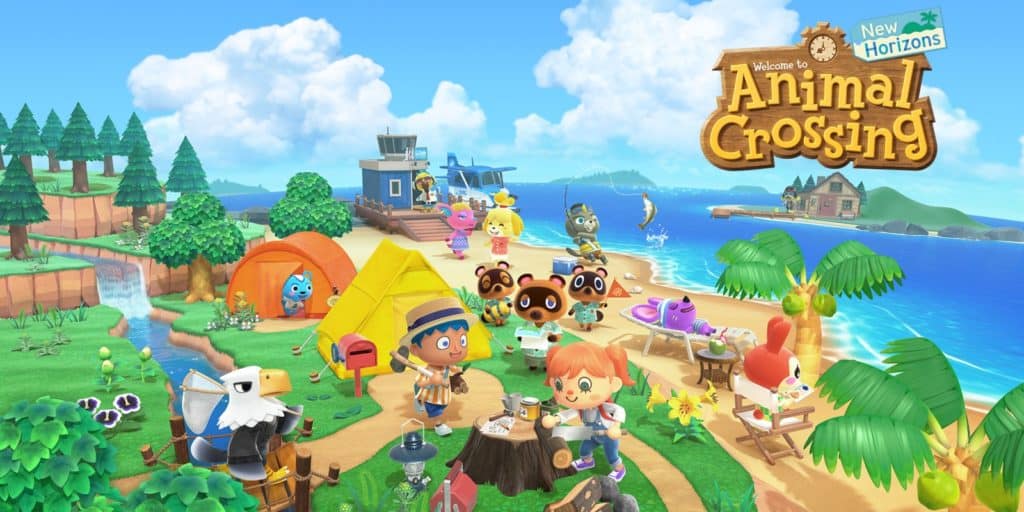Le visuel officiel de Animal Crossing: New Horizons