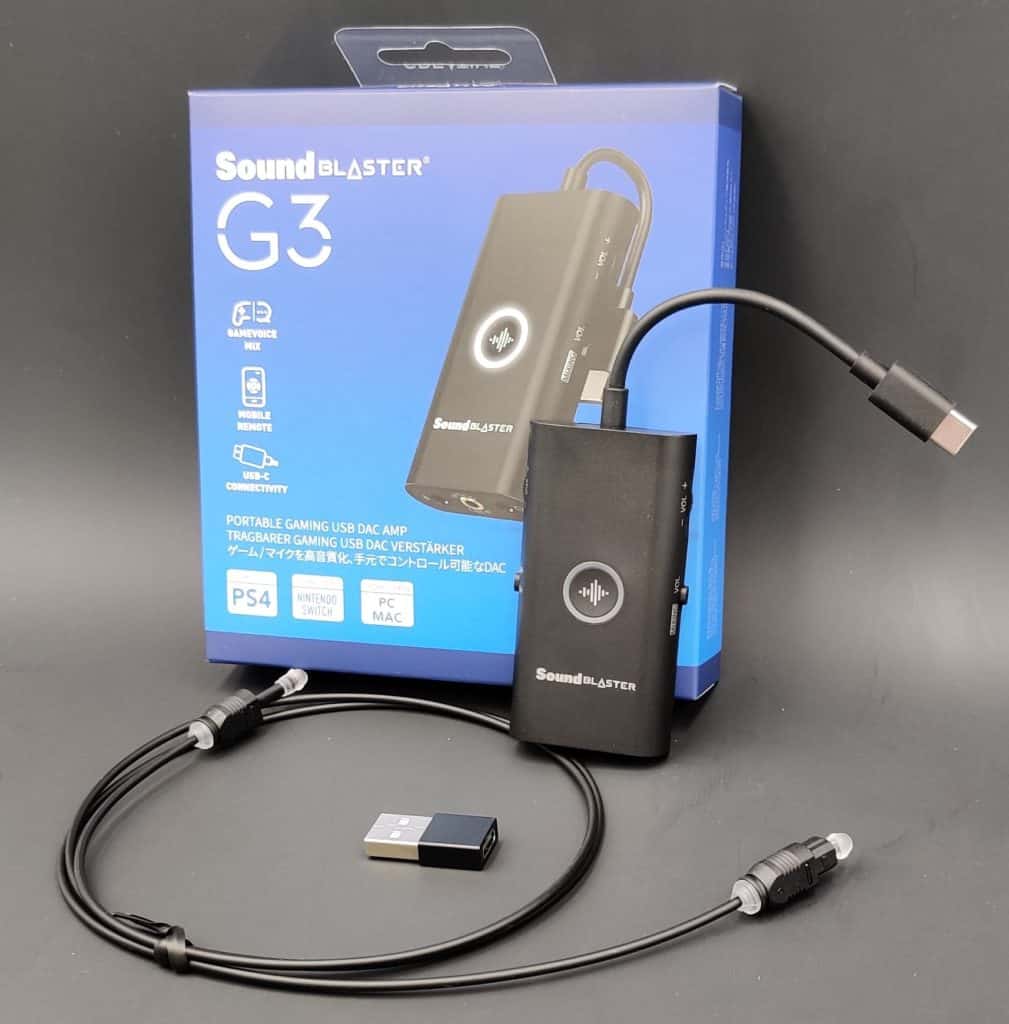 Sound Blaster G3 Package