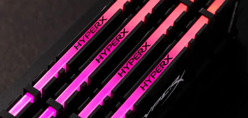 Gros plan sur les barrettes de RAM HyperX Predator