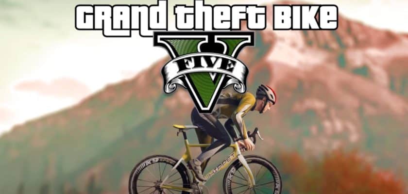 GTA V mod Grand Theft Bike V Bicycle training