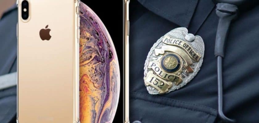 Siri app assistant contrôle police