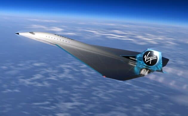 Virgin galactic avion supersonique