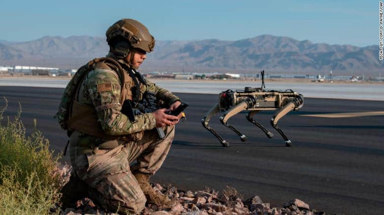 Chiens robots armée américaine US Air Force