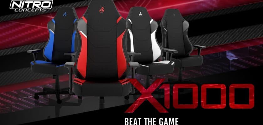 Le visuels officiel des chaises Nitro Concepts X1000