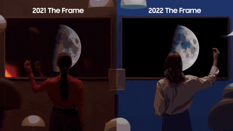 Samsung The Frame 2021 vs 2022