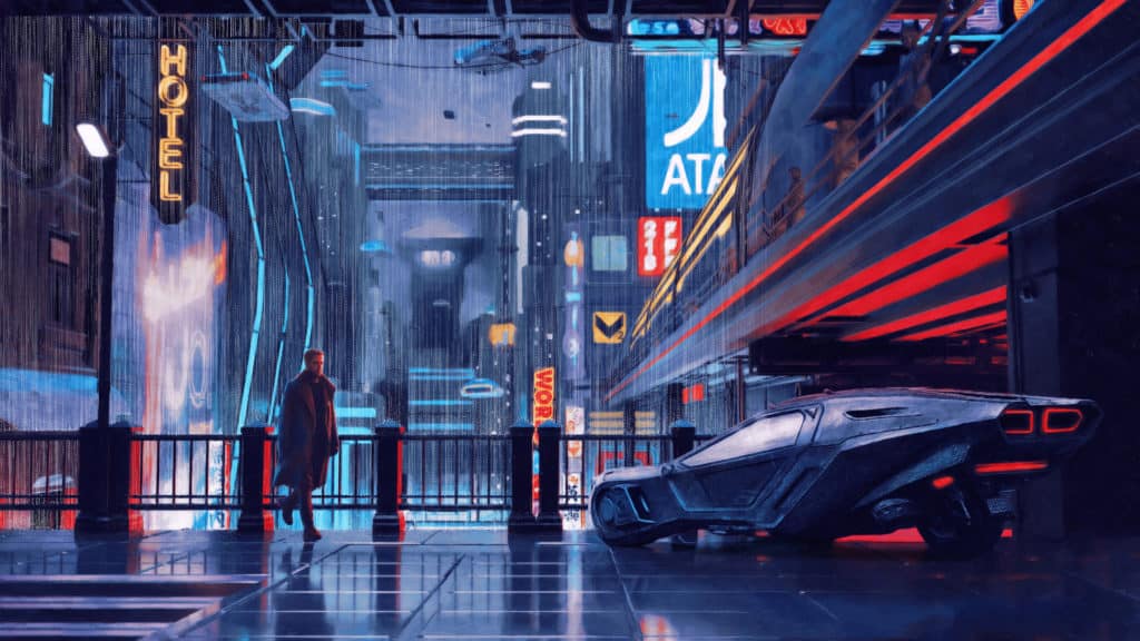 Blade Runner dépeint un univers Cyberpunk incroyable