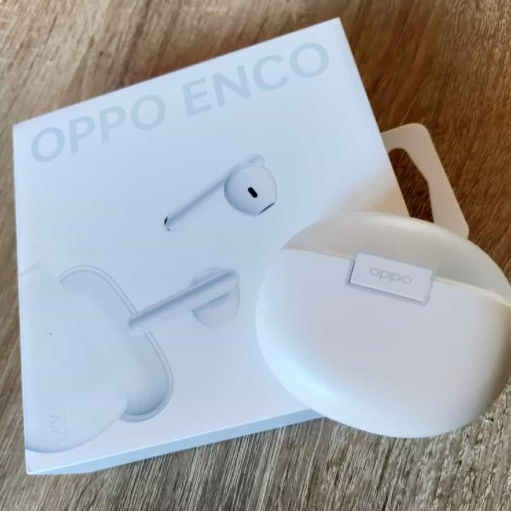 Les Oppo Enco Air et leur packaging