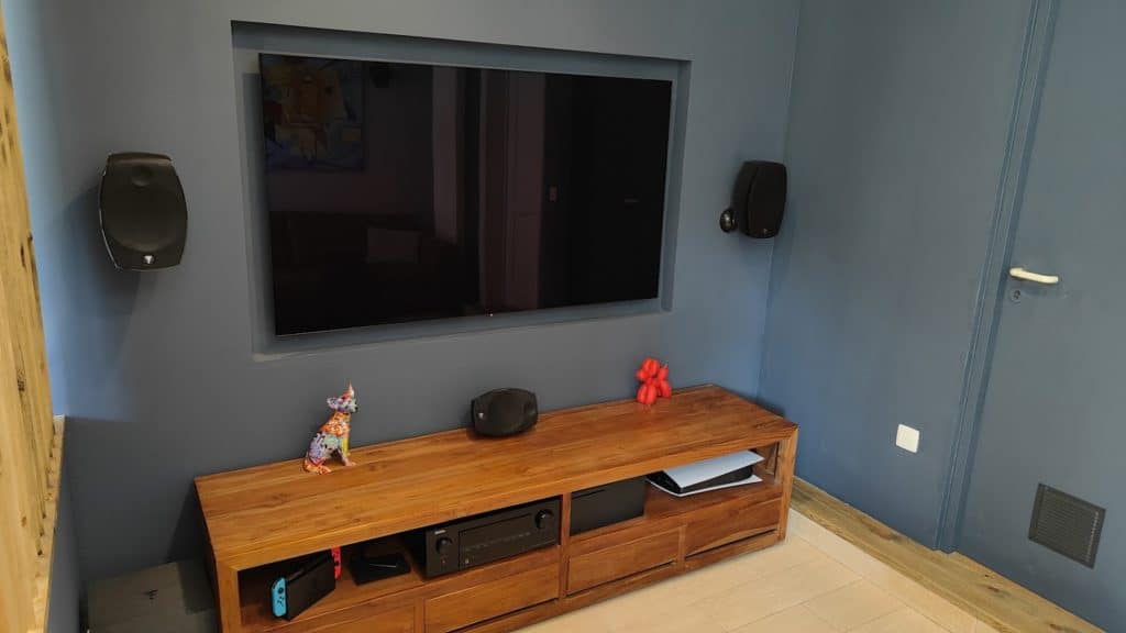 Test Focal Sib Evo 5.2.1 Dolby Atmos - Voici mon espace TV dans le bureau