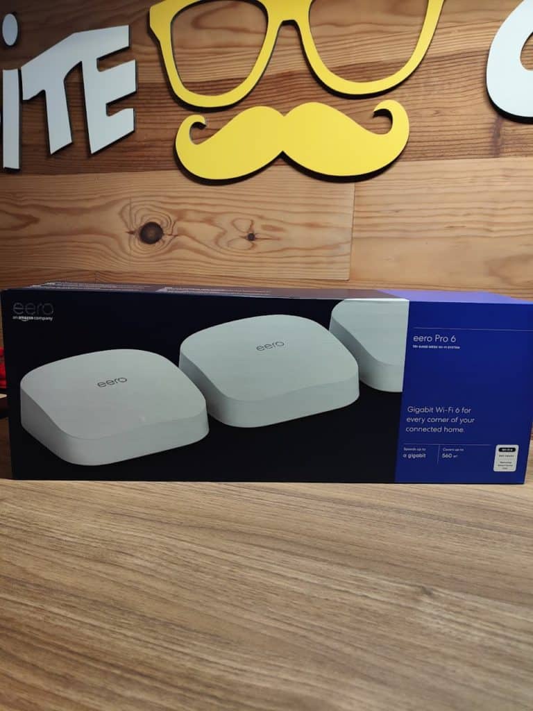 Eero Pro 6 Wifi Mesh - le packaging est vraiment premium