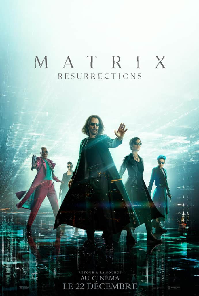 Voici la jaquette de Matrix 4