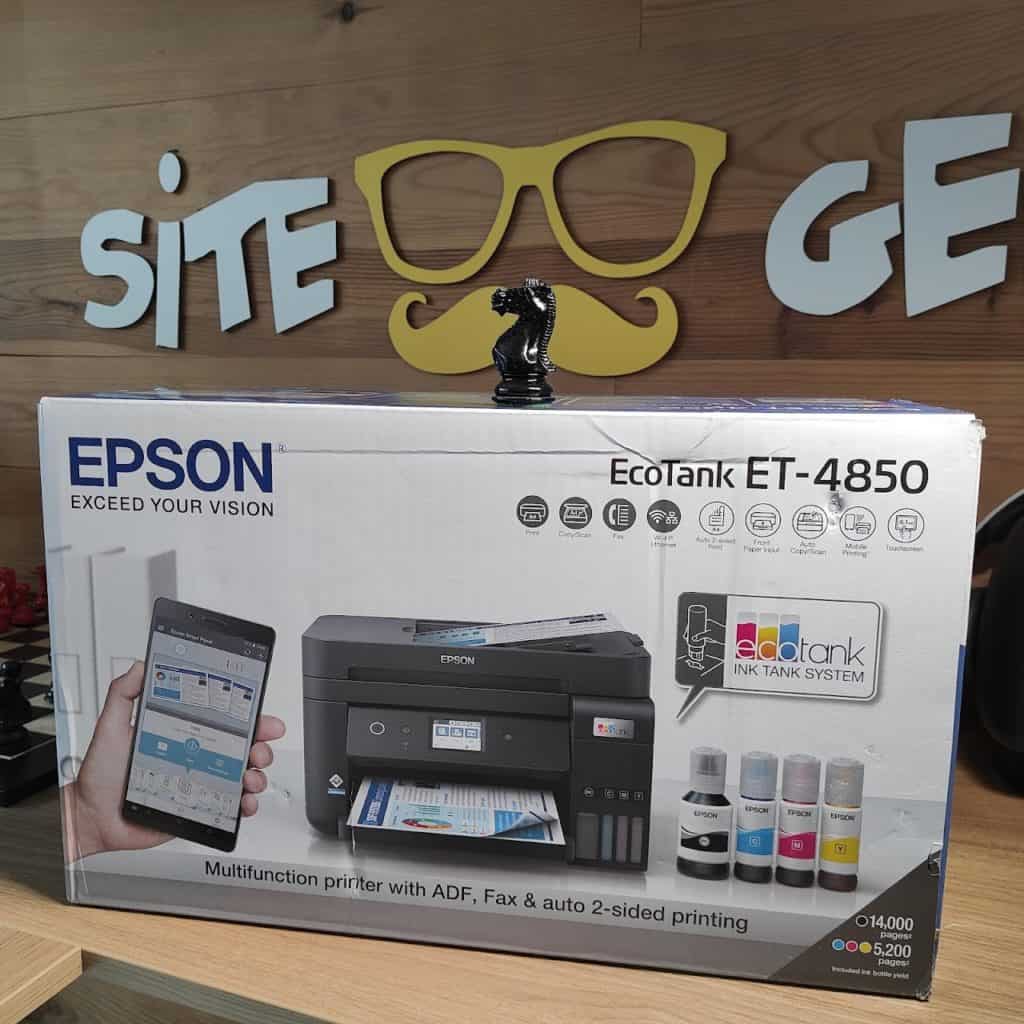 EPSON EcoTank ET-4850 - Voici la boite