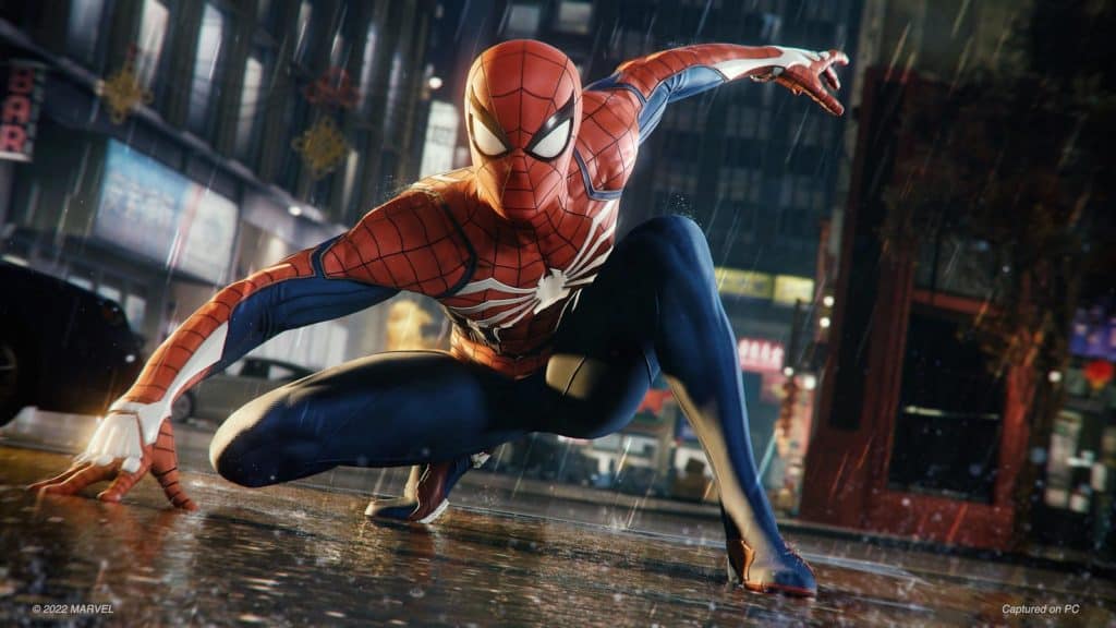 Des images de Spider-Man Remastered sur PC